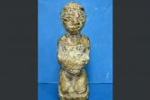 Small 19th Century African cast iron tribal fertility statue, c1850