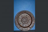 Antique Bronze plate, highly decorated, classical scenes, Grand Tour, c 1870