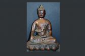 Tibetan Bronze Buddha Statue, c1890