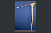 Papua New Guinea highland tribal Cassowary claw fighting club, c1890